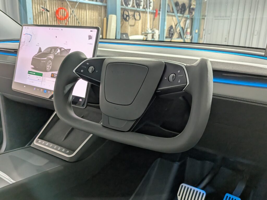 TESLA ヨークハンドル 2.0 ModelY Model3